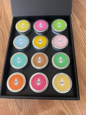 Trader Joe’s Monthly Scented Tin Candle Set - Multicolor
